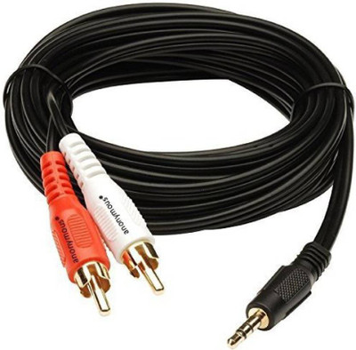 

A-TECH TV-out Cable AUX CABLE- 70 THE QUALITY PRODUCT(Black, For Home Theater, 1.5 m)