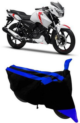XGuard Two Wheeler Cover for TVS(Apache RTR 160, Blue, Black)