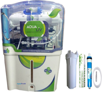 

Aqua Fresh LIV ro+uv+uf+tds+mineral 15 L 15 L RO + UV + UF + TDS Water Purifier(White)