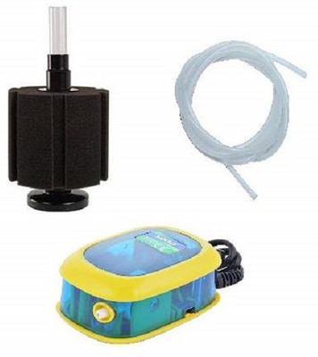 

Jainsons Pet Products Jainsons Pet Products Aquarium Sponge Filter (SB-1330 (Pack of 1) & Single Nozzle Air Pump) Power Aquarium Filter(Biological Filtration for Salt Water and Fresh Water)