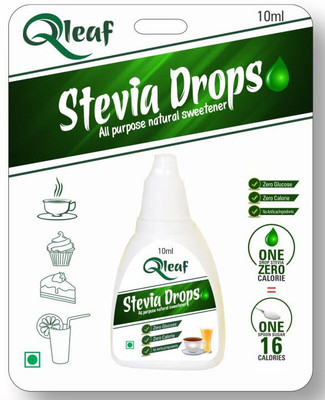 

Qleaf Stevia : 10 pack of 10ml liquids drops natural sweetener,sugarfree Sweetener(100 ml, Pack of 10)