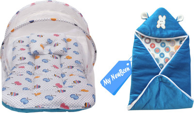 My New Born Luxury baby bedding set with protective mosquito...