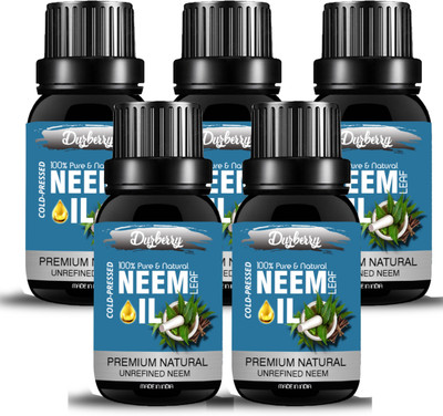 

duzberry Neem Carrier Oil Pure Natural For Skin care & Hair treatment Hair Oil 20 ML Pack of 5 (100 ML)(20 ml)