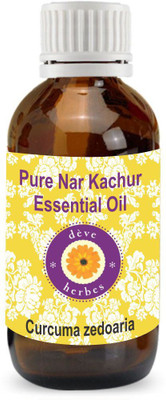 

Deve Herbes Pure Nar Kachur Essential Oil (Curcuma zedoaria) 100% Natural Therapeutic Grade Steam Distilled(15 ml)
