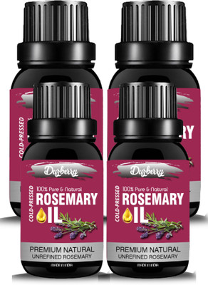 

duzberry Pure Rosemary Essential Oil - Rosmarinus Officinalis - 10ML (Pack of 4)(10 ml)