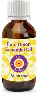 

Deve Herbes Pure Onion Essential Oil (Allium cepa) 100% Natural Therapeutic Grade Steam Distilled(10 ml)