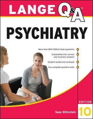 Lange Q&A Psychiatry, 10th Edition(English, Electronic book text, Blitzstein Sean M)