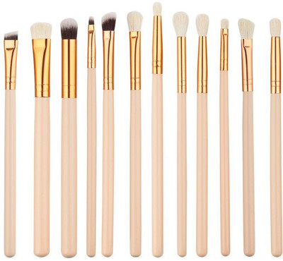 

Futurekart Pack Of 12 Professional Makeup Brushes Set Foundation Blending Blush (as show in picture)(Pack of 12)