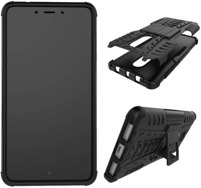 Case Creation Front & Back Case for Mi Redmi 5(Dark Hybrid Black, Sound Amplifying Case)
