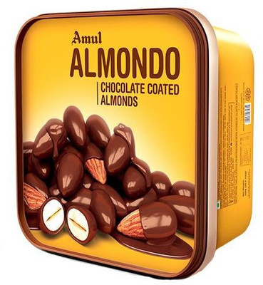 

Amul Almondo - Roasted Almonds Coated With Milk Chocolate, 200 gm By Padelasuperstore Bars(200 g)