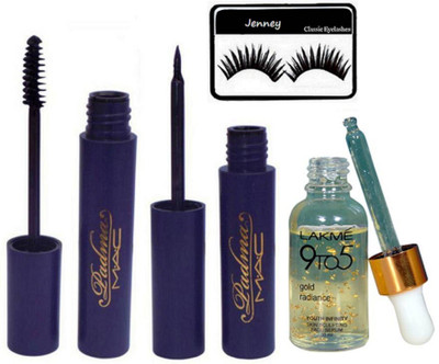 

jenney eyelashe,padma liner & mascara & Serum(Set of 4)