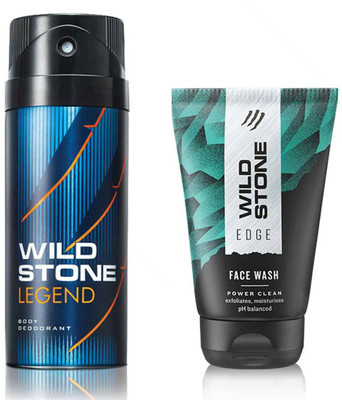 

Wild Stone Legend Deodorant and Edge Face Wash (150 ml + 50 ml)(Set of 2)