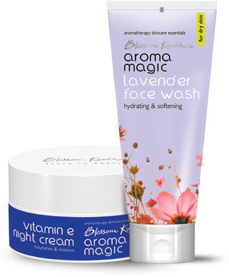 

Aroma Magic Combo of Lavender Face Wash and Vitamin E Night Cream(Set of 2)