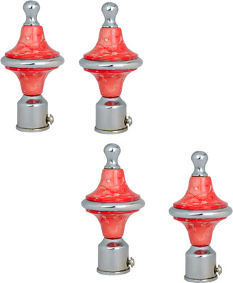 GROWNIX Pink Rod Rail Bracket Metal(Pack of 2)