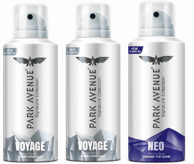 

Park Avenue voyge Signature Body Spray - For Men(690 ml, Pack of 3)