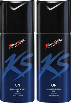 

KamaSutra On Body Spray - For Men(300 ml, Pack of 2)