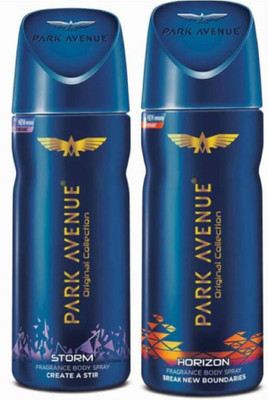 

Park Avenue horizen,strom Body Spray - For Men(300 ml, Pack of 2)