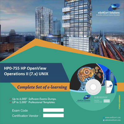 

PTNR01A998WXY HP0-755 HP OpenView Operations II (7.x) UNIX Practice Exam E-Book Set(DVD)