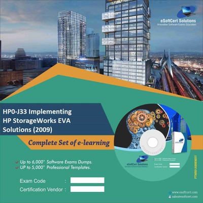 

PTNR01A998WXY HP0-J33 Implementing HP StorageWorks EVA Solutions (2009) Practice Exam E-Book Set(DVD)
