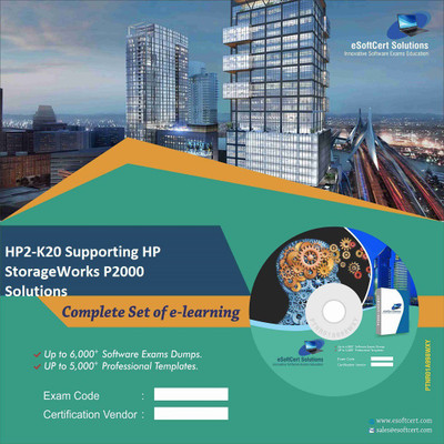 

PTNR01A998WXY HP2-K20 Supporting HP StorageWorks P2000 Solutions Practice Exam E-Book Set(DVD)