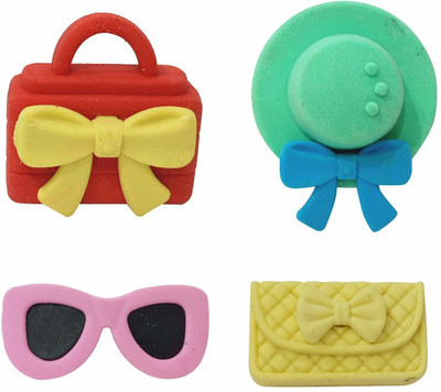 

Majik Designing eraser for kids, erasers for school and home use, school accessories, multicolor, Non-Toxic Eraser(Multicolor)