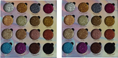 

tanvi27 MY HEART GIVE YOU GLITTER EYESHADOW PALETTE 16 SHADES 36 g(MULTICOLOR)