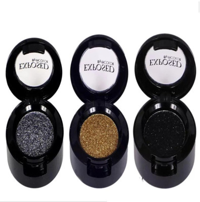 

Incolor Exposed Glitter Shimmer Silver,Golden & Black Eyeshadow Pack of 3, Each Of 4.5 g(Silver,Golden & Black)