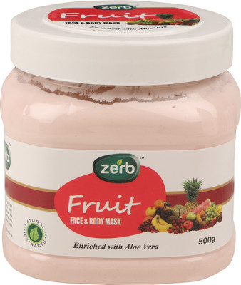 

Zerb Fruit Face & Body Mask Enriched With Aloe Vera(500 g)