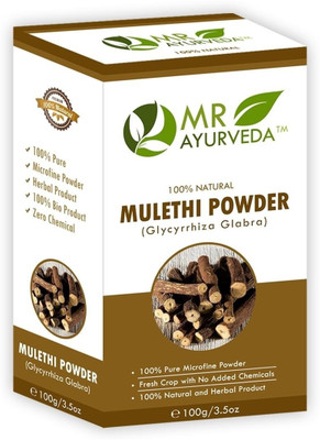 

MR Ayurveda 100% Organic Mulethi Powder for Hair & Skin(100 g)