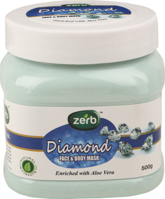 

Zerb Diamond Face & Body Mask Enriched With Aloe Vera(500 g)