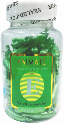 

BeautyQua Get Glowing Animate Alovera Vitamin E Facial Capsules for Skin Treatment(60 g)