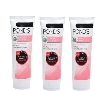 

Ponds Advanced Vitamin B3+ Formula Face Wash (100 ml) pack of x3 Face Wash(300 g)