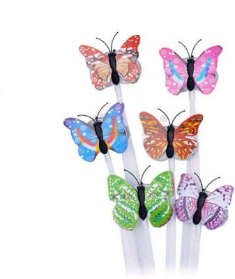 

eWAVE New Trend Color Changing Light Emitting Butterfly Braids Hair Fiber for Evening Parties Hair Pin(Multicolor)
