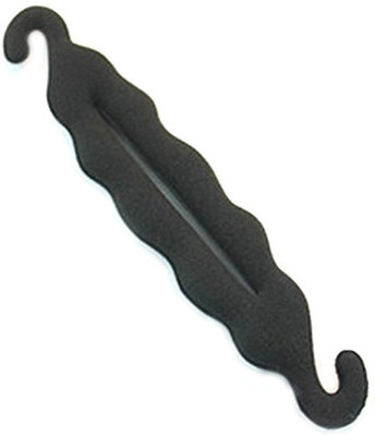 

Maahal Hair Bun Maker Magic Clip Twist Turn And Tie Hair Styler Sponge Donut Maker Bun(Black)