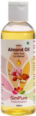 

SimPure 100% Pure Almond Oil Plastic Bottle(100 ml)