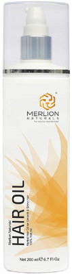 

Merlion Naturals Hair Oil - a Herbal Hair Oil with Essential Herbs like Bhringraj, Amla and Brahmi | 200 ml | All Natural, No Paraben, No Mineral Oil Hair Oil(200 ml)
