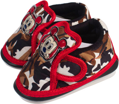 

Ole Baby Boys & Girls Velcro Casual Boots(Red