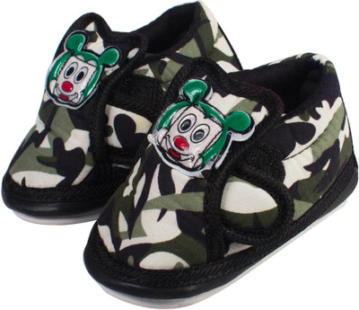 

Ole Baby Boys & Girls Velcro Casual Boots(Green