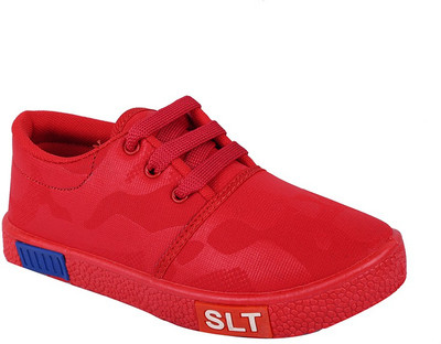 

LNG Lifestyle Boys & Girls Lace Sneakers(Red