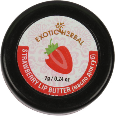 

Exotic Herbal STRAWBERRY LIP BUTTER STRAWBERRY(Pack of: 1, 7 g)