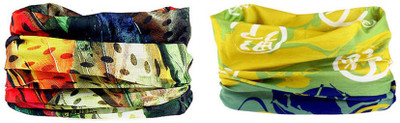 

RAAYA Multi functional Women's Elastic Headwear Headband Bandana Combo, 20 Grams, Pack Of 1 Makeup Headband