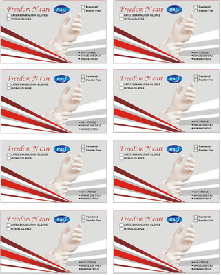 

Freedom N Care N Care Gloves E Latex Examination Gloves(Pack of 5)