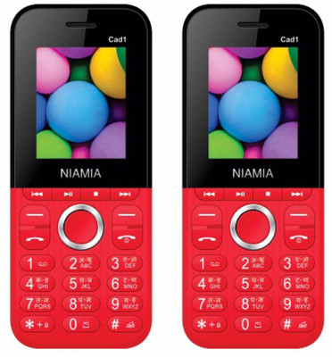 

Niamia CAD 1 Combo of Two Mobiles(Red)