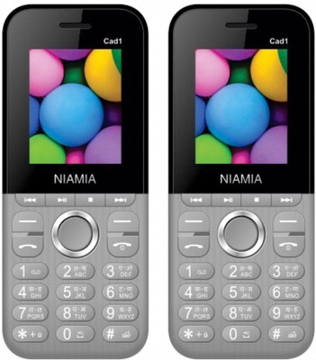 

Niamia CAD 1 Combo of Two Mobiles(Grey)