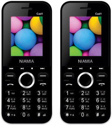 

Niamia CAD 1 Combo of Two Mobiles(Black)