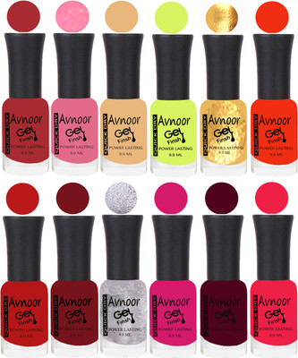 

Avnoor Velvet Matte Gel Nail Polish Combo 1506 Multicolor(Pack of 12)
