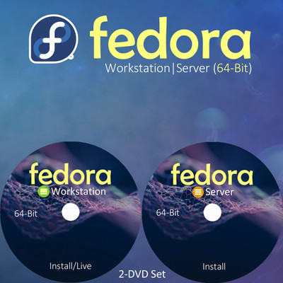 

OSGuru FEDWSSV64 Fedora Workstation + Server 29 (Latest Version) Bootable 2-DVD Set Live/Install/Upgrade/Repair (64-Bit)