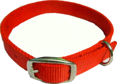 

Ayra pet care collar Plain Dog Collar Charm(Red, Round)