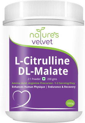 

Natures Velvet Lifecare Citrulline Malate Powder for Physique, Endurance and recovery (200gm)-Pack of 1 EAA (Essential Amino Acids)(200 g, unflavour)