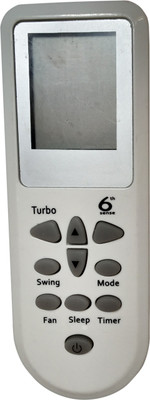 Axelleindia Compatible replacement 6th Sense AC Remote Whirlpool Remote Controller(White)